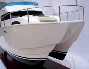 Viking Sport Yacht à double coque - Bateau miniature - GN