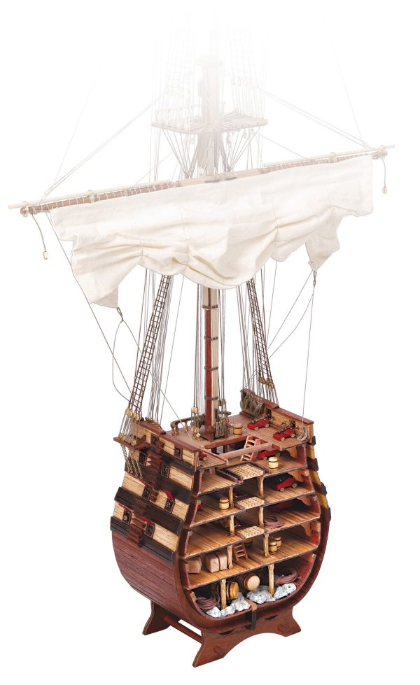 Kit de Maquettes de Bateaux en Coupe Transversale Santisima Trinidad - Occre (16800)
