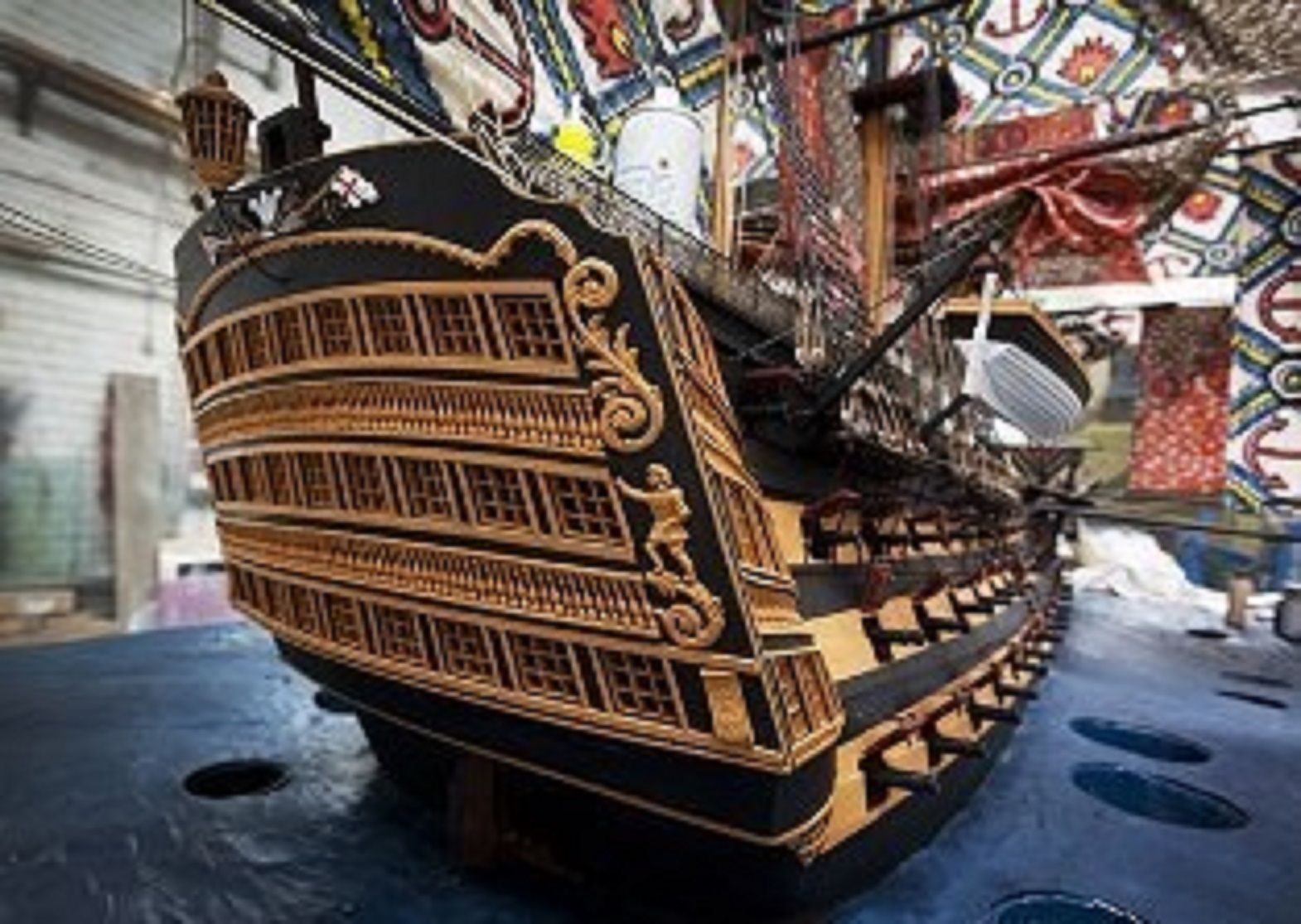 HMS Victory bicentenaire en bouteille