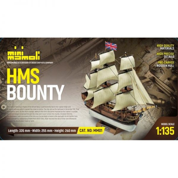 Maquette à monter - HMS Bounty - Mini Mamoli (MM01)