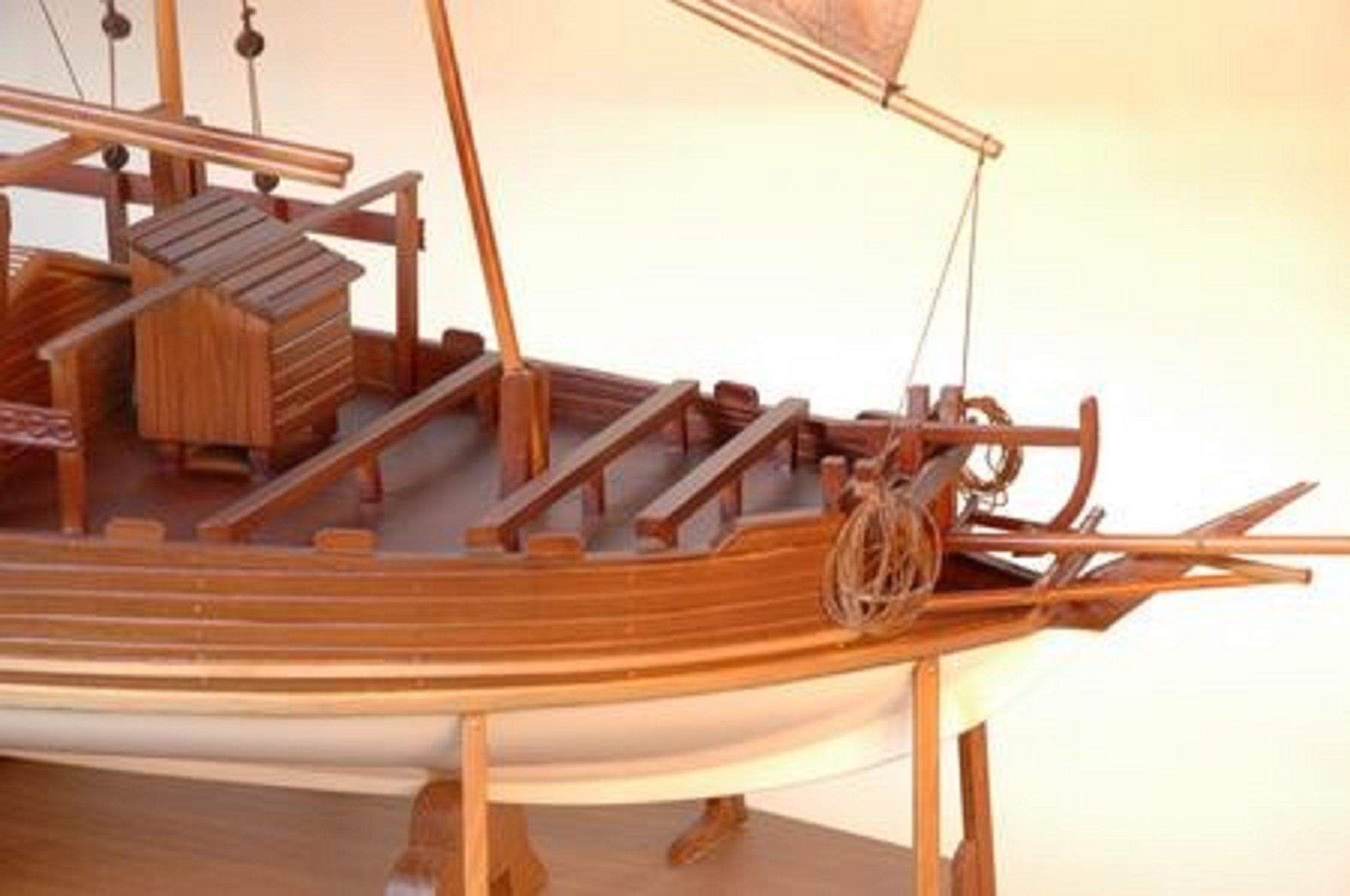Maquette du Perahu - bateau à balancier traditionnelle (Gamme Première)