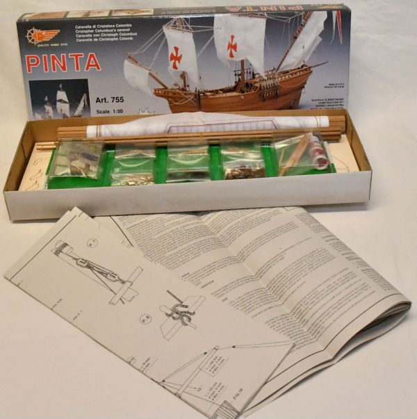 Maquette bateau - Caravelle de Christophe Colomb - La Pinta - Mantua Models (755)