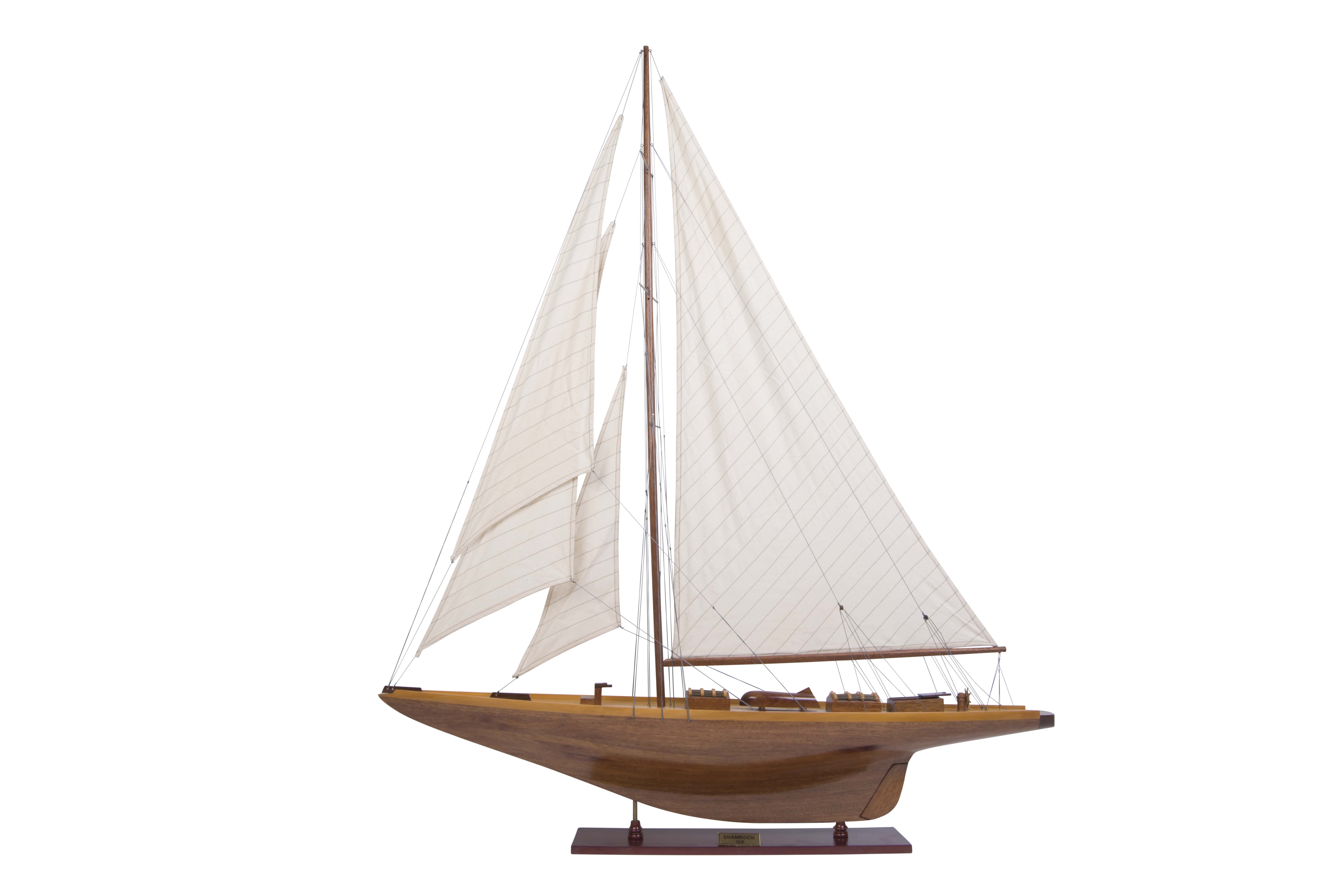 Modèle réduit de yacht en bois Shamrock (Gamme standard) - AM (AS157)