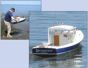 Maine Lobster Boat R/C Maquette de Bateau à Construire - BlueJacket (K204)