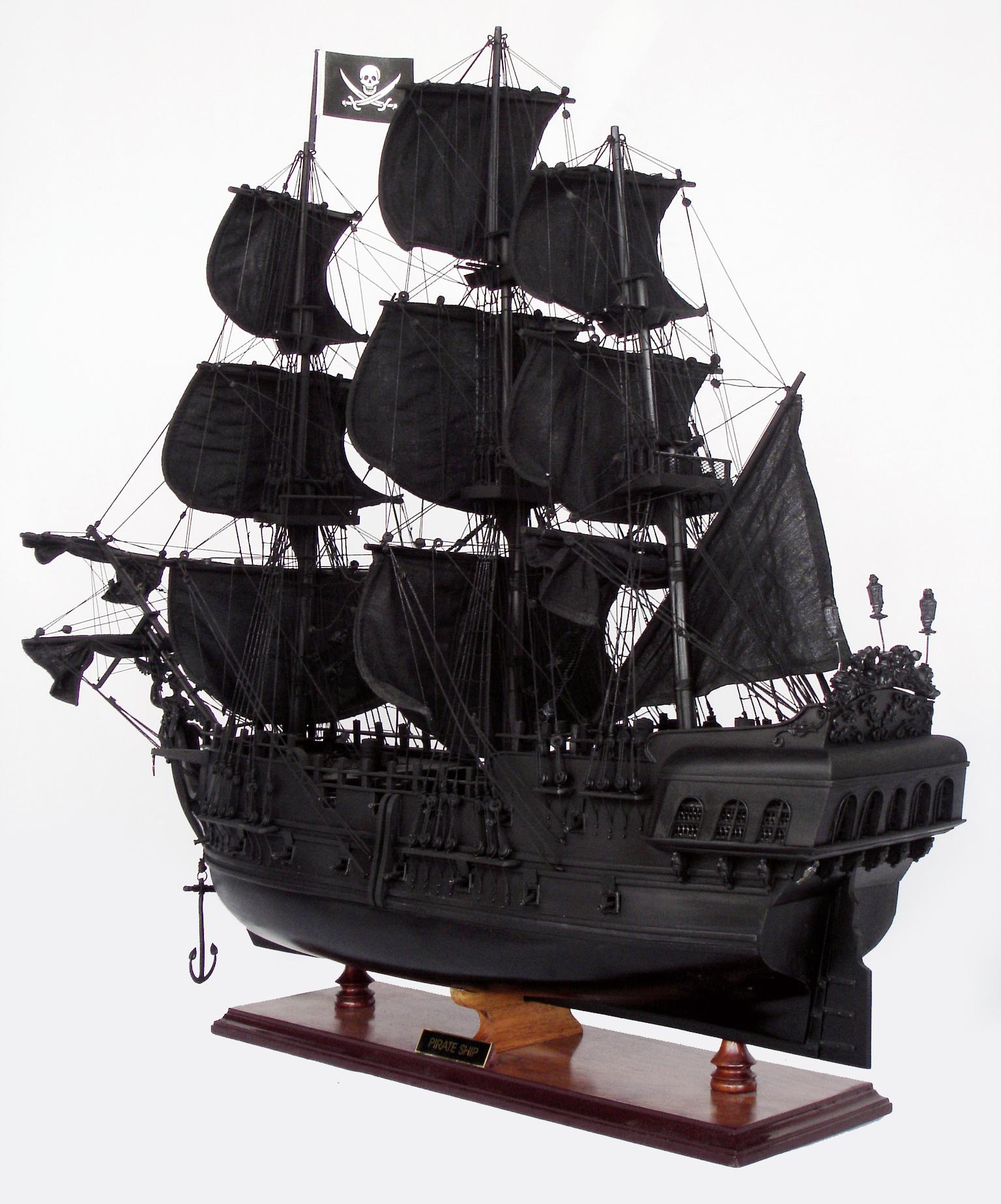Le Pirate des CARAIBES Longueur Maquette de Bateau en Bois 67 cm
