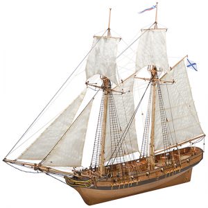 Schooner Polotsk 1788 Wooden Model Ship Kit - Master Korabel
